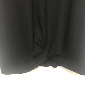 NWT Sonoma Maternity Womens V-Neck Black Pullover. Twisted Knot. Size XXL